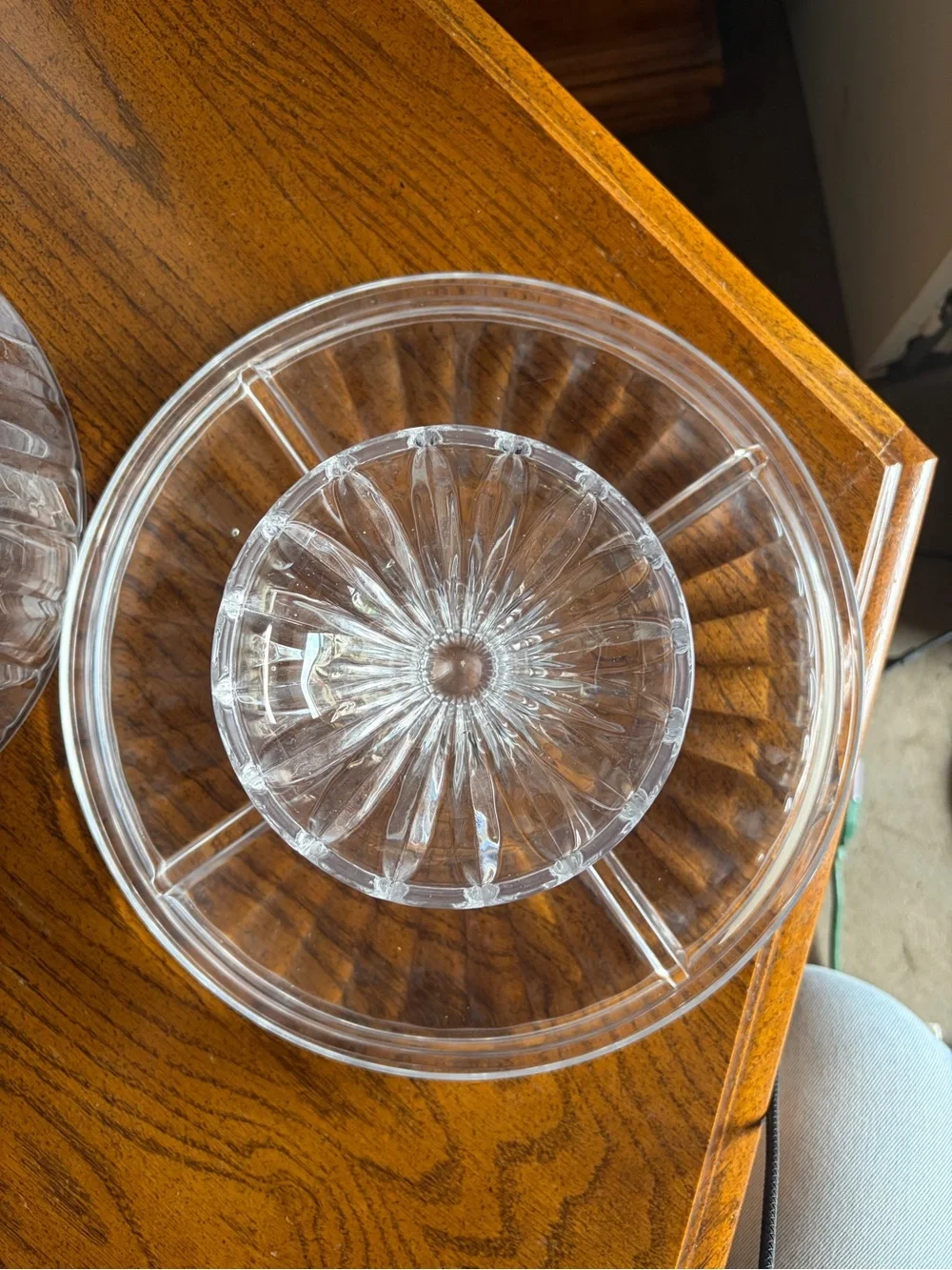 Glass Hors D’oeuvre Serving Tray